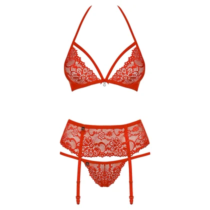 Set Obsessive 838-SEG Roșu S-M