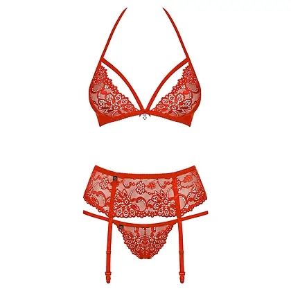 Set Obsessive 838-SEG Roșu L-XL