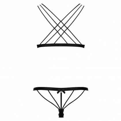 Set Obsessive 854-SET Negru S-M