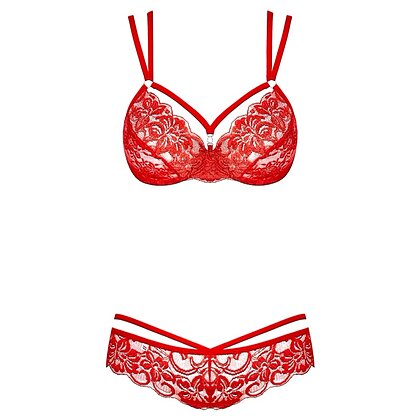 Set Obsessive 860-SET Roșu S-M