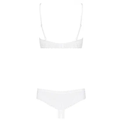 Set Obsessive Alabastra Alb S-M