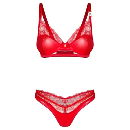 Set Obsessive Aliosa 2 Piese Roșu S-M