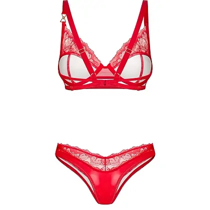 Set Obsessive Aliosa 2 Piese Roșu S-M