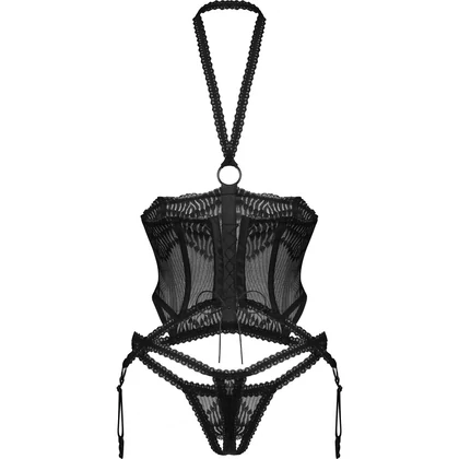 Set Obsessive Alliane Negru S-M