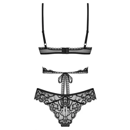 Set Obsessive Blomentis 2 Piese Negru XS-S