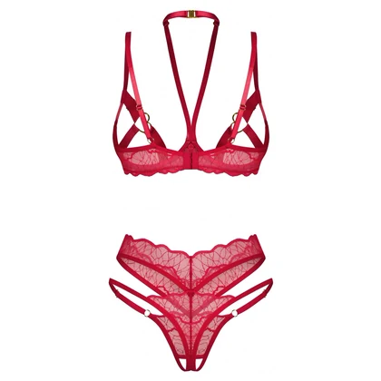 Set Obsessive Cupide Desir Roșu S-M