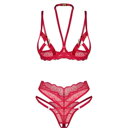 Set Obsessive Cupide Desir Roșu S-M