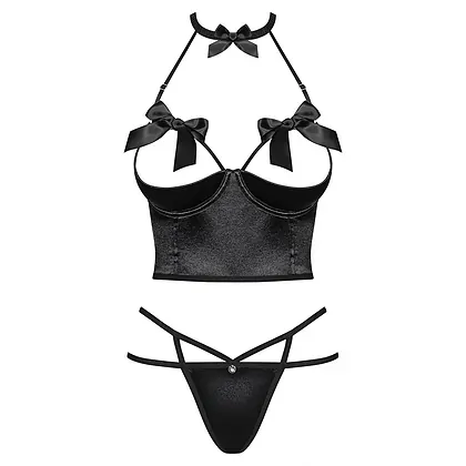 Set Obsessive Delishya Negru S-M