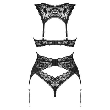 Set Obsessive Donna Dream 3 Piese Negru XS-S