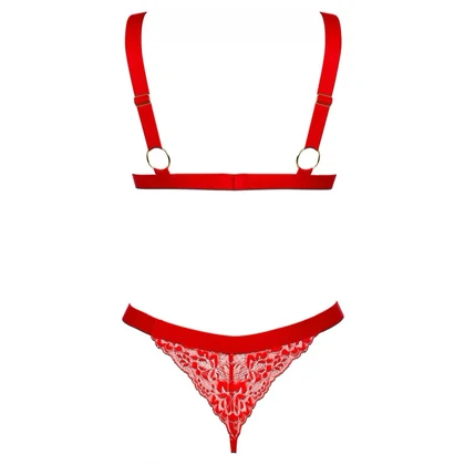 Set Obsessive Elianes 2 Piese Roșu XS-S