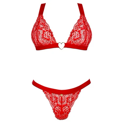 Set Obsessive Elianes 2 Piese Roșu XS-S