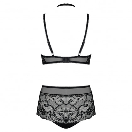 Set Obsessive Elizenes Negru S-M