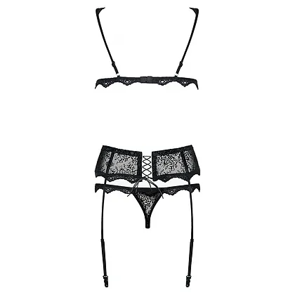 Set Obsessive Emperita Negru S-M