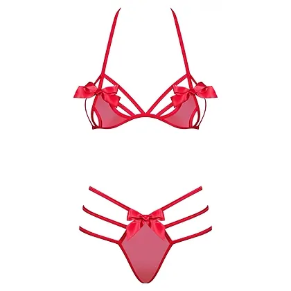 Set Obsessive Giftella Roșu L-XL