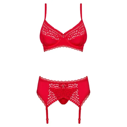 Set Obsessive Jolierose Roșu S-M