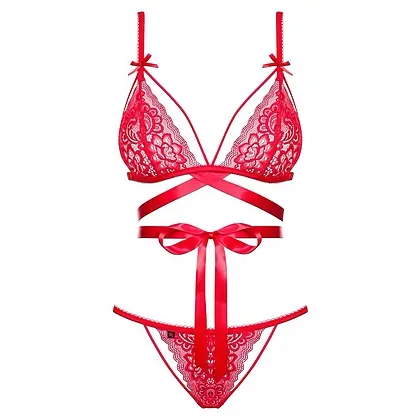 Set Obsessive Lovlea Rosu L-XL
