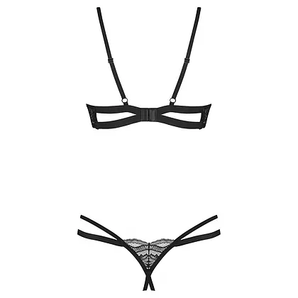 Set Obsessive Nutris Decupat Negru XS-S