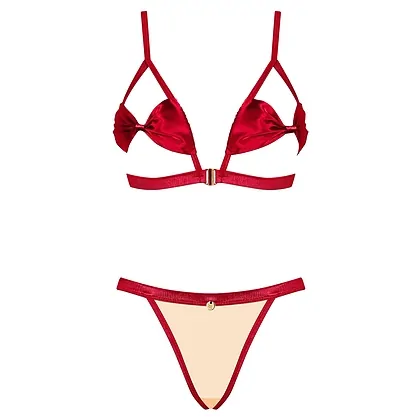 Set Obsessive Rubineșa Roșu S-M