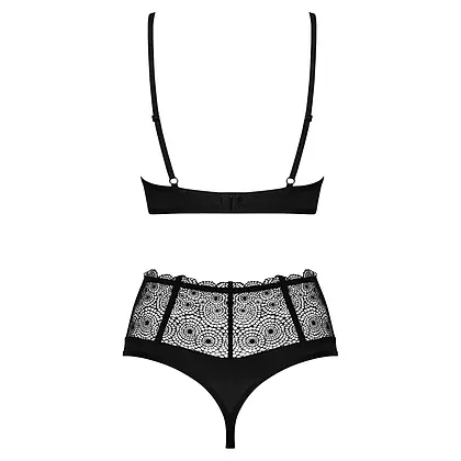 Set Obsessive Sarlotte Negru S-M