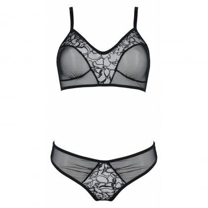 Set Passion Eco Primulă Bikini Negru S-M