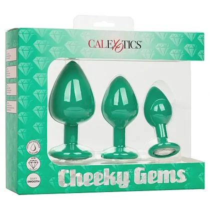 Set Plug Cheeky Gems 3 buc Verde