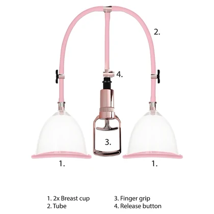 Set Pompă Sâni Medium Rose Gold