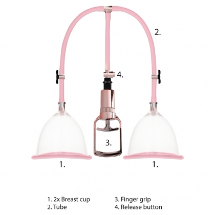 Set Pompă Sâni Medium Rose Gold