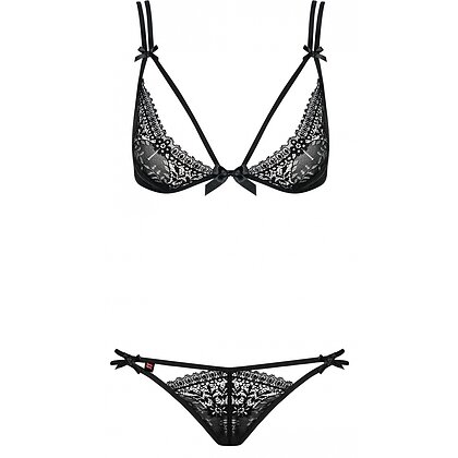 Set Sexy Obsessive Intensa Negru S-M