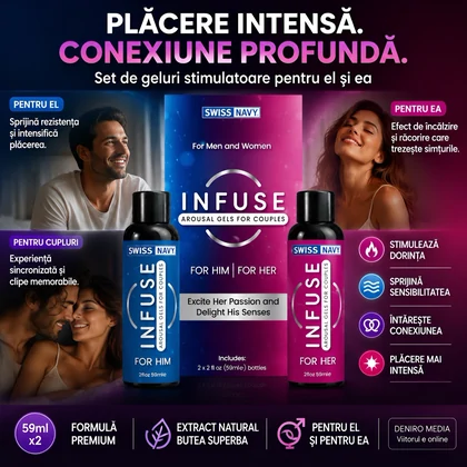 Set Stimulator 2 în 1 pentru El Și Ea 118 ml