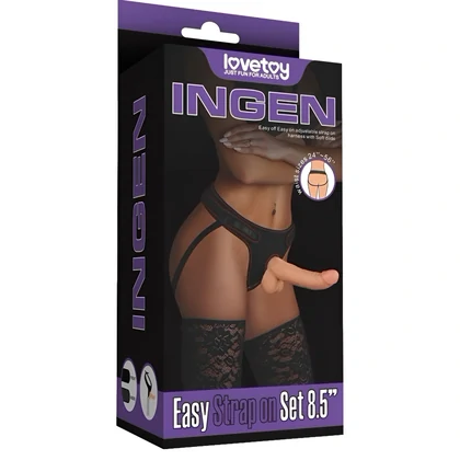 Set Strap-On și Dildo Easy Ingen