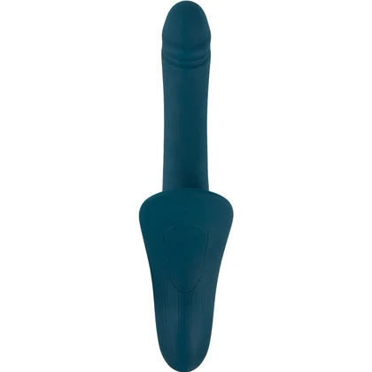 Set Strap-On You2Toys — 7 Moduri, Reîncărcabil Albastru