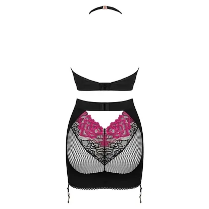 Set Top Skirt Rosenty Negru XS-S