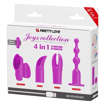 Set Vibratoare Pretty Love Joy Collection 4 în 1 Mov