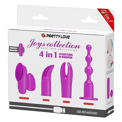 Set Vibratoare Pretty Love Joy Collection 4 în 1 Mov