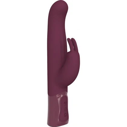 She.E.O Rabbit Rotativ Reîncărcabil — 10 Vibrații, 3 Rotații Vișiniu