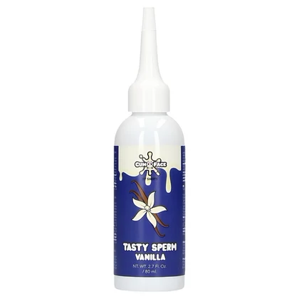 Shots Gel Comestibil Aromă Vanilie 80 ml — Efect Realist Alb