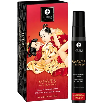Shunga Waves Of Pleasure — Spray Căpșuni Spumante 20 ml