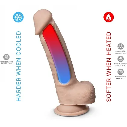 SILEXD Real Skin Model 1 — 17.8 cm, Ventuză Puternică