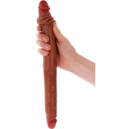 Silicone Foreskin D-Dong 40 cm Caramel Skin Tone _