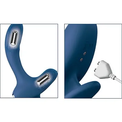 Solis Kyrios JimmyJane, Vibrator Anal 10 Moduri încălzire Albastru