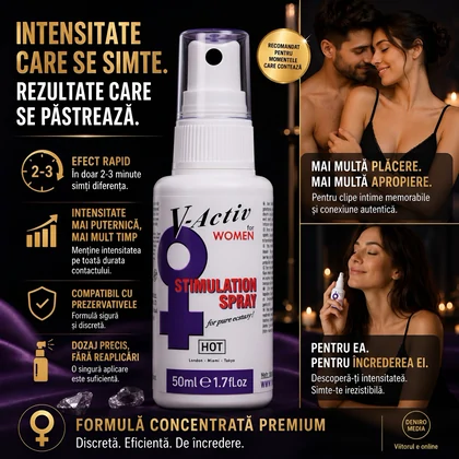 Spray De Stimulare Feminină V-Activ 50 ml