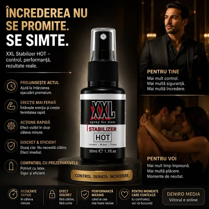 Spray Ejaculare Precoce Și Erecții Îndelungate XXL Hot 50 ml