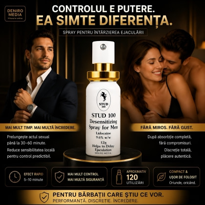 Spray Ejaculare Prematură Stud 100 Mini cu Lidocaină 12g