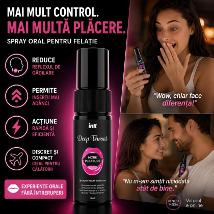 Spray Oral Intt Răcoritor Pentru Felație Adâncă 12ml