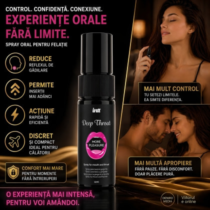 Spray Oral Intt Răcoritor Pentru Felație Adâncă 12ml
