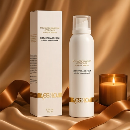 Spumă de Masaj YESforLOV cu Senzație Efervescentă 150 ml
