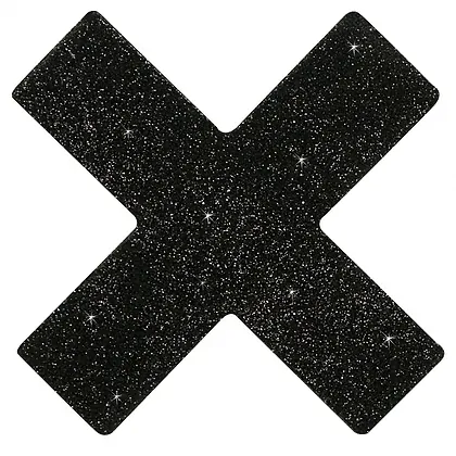 Stickere Pentru Sfârcuri Model X Negru