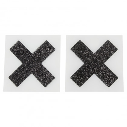Stickere Pentru Sfârcuri Model X Negru