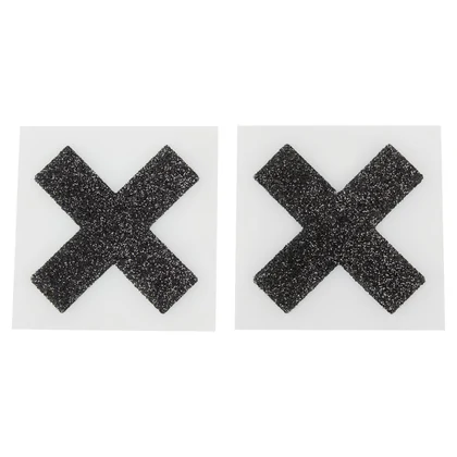 Stickere Pentru Sfârcuri Model X Negru