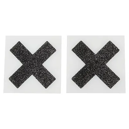 Stickere Pentru Sfârcuri Model X Negru